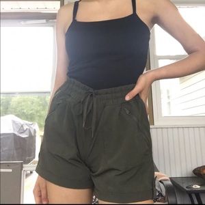 Olive green Tangerine shorts
